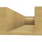 Ekena Millwork 6in. W x 4in. H x 24in. L Huntington Woodgrain TimberThane Rafter Tail, Primed Tan RFTUR06X04X24HUNRCPR - alternate 2